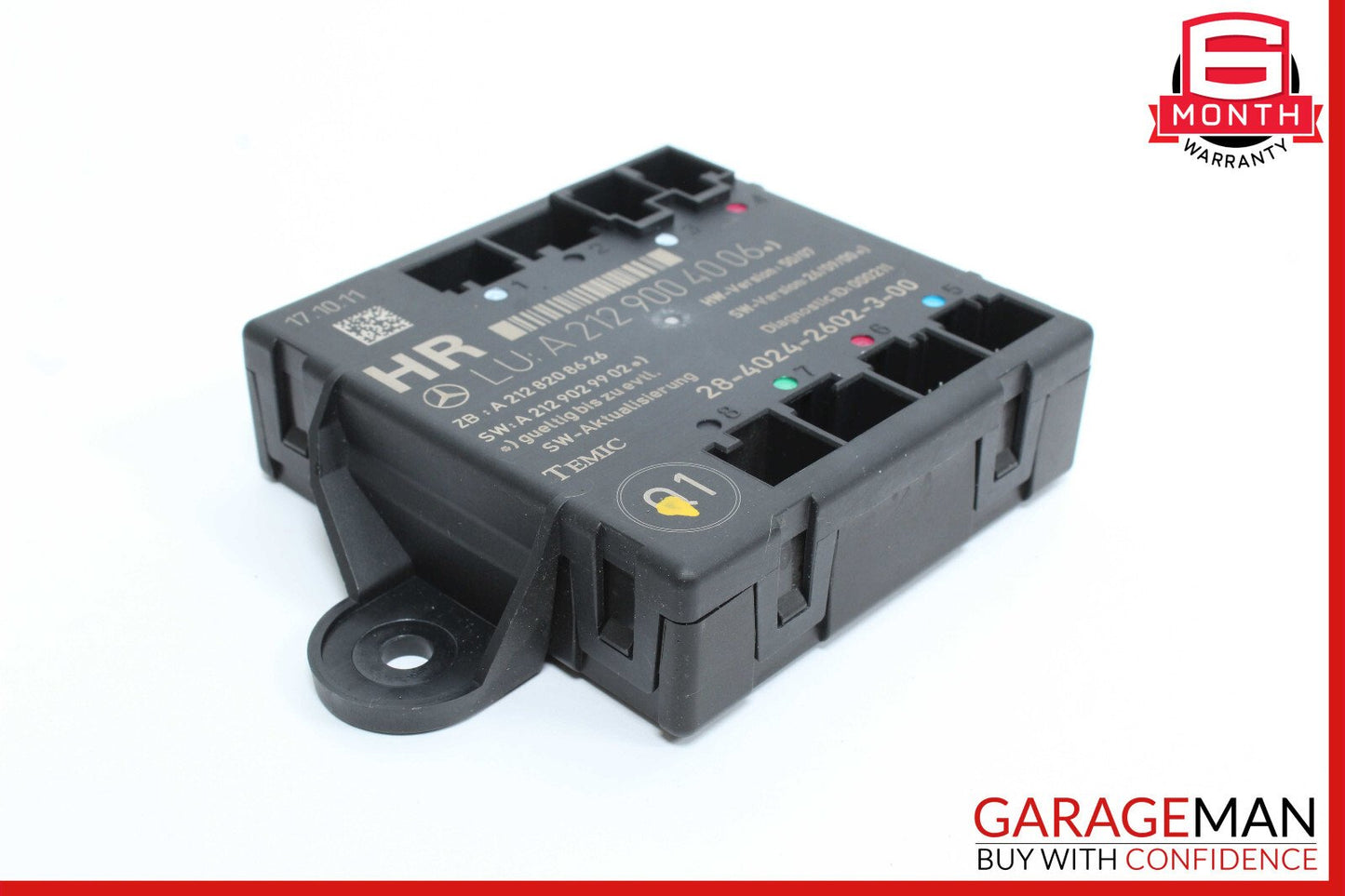 08-18 Mercedes W204 C250 C350 GLK350 Rear Right Side Door Control Module OEM