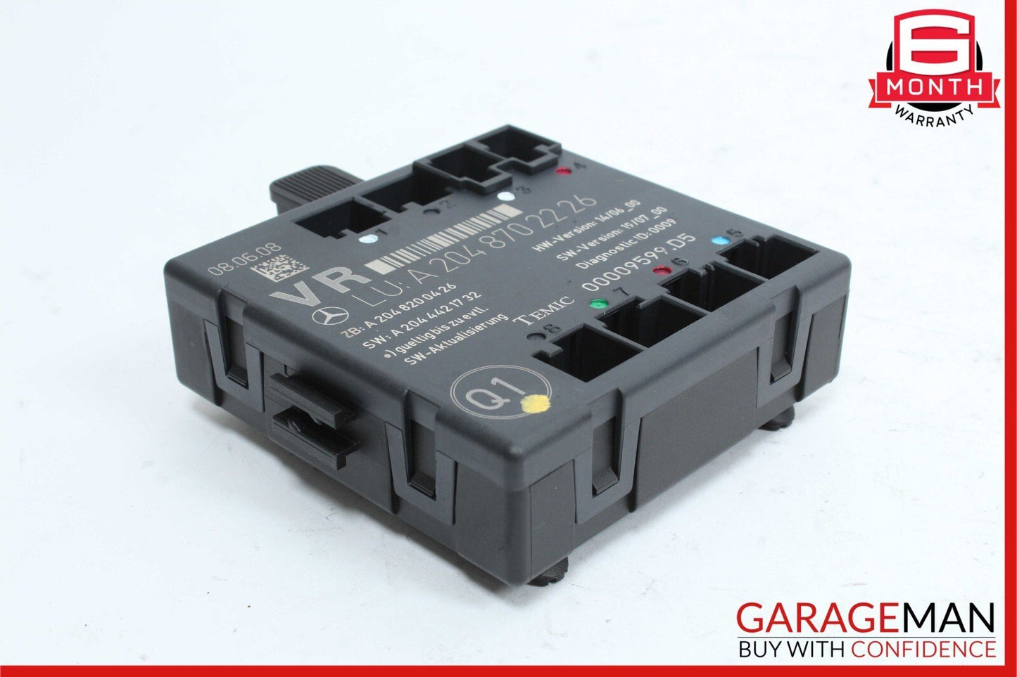 08-18 Mercedes W204 C300 C250 E400 Front Right Side Door Control Module OEM