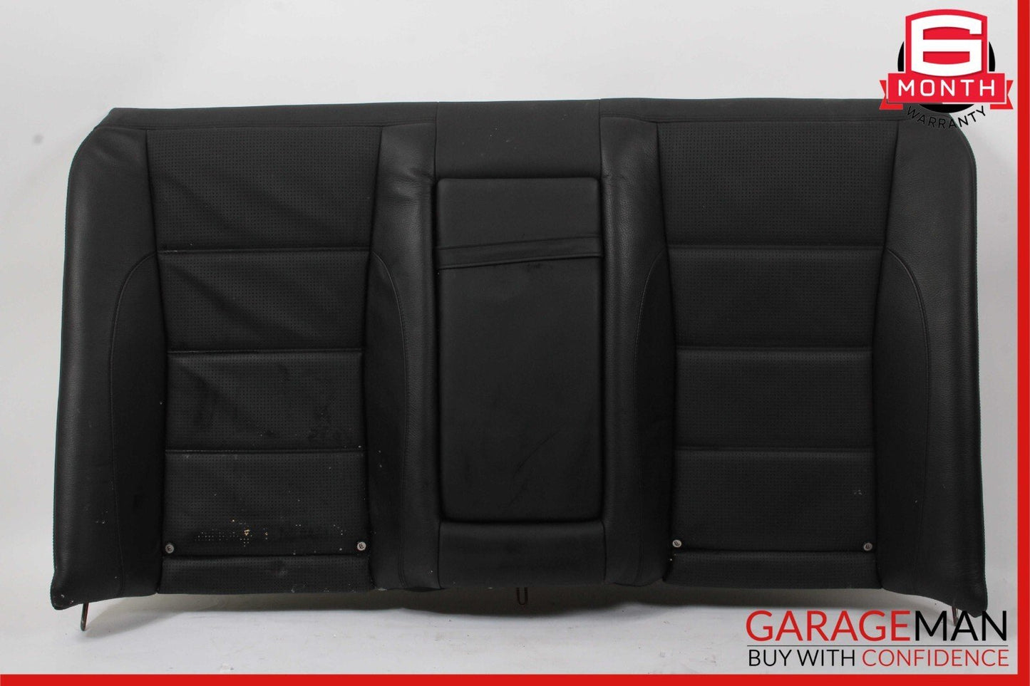 07-13 Mercedes W221 S63 AMG Rear Seat Cushion Top Upper Assembly Black OEM