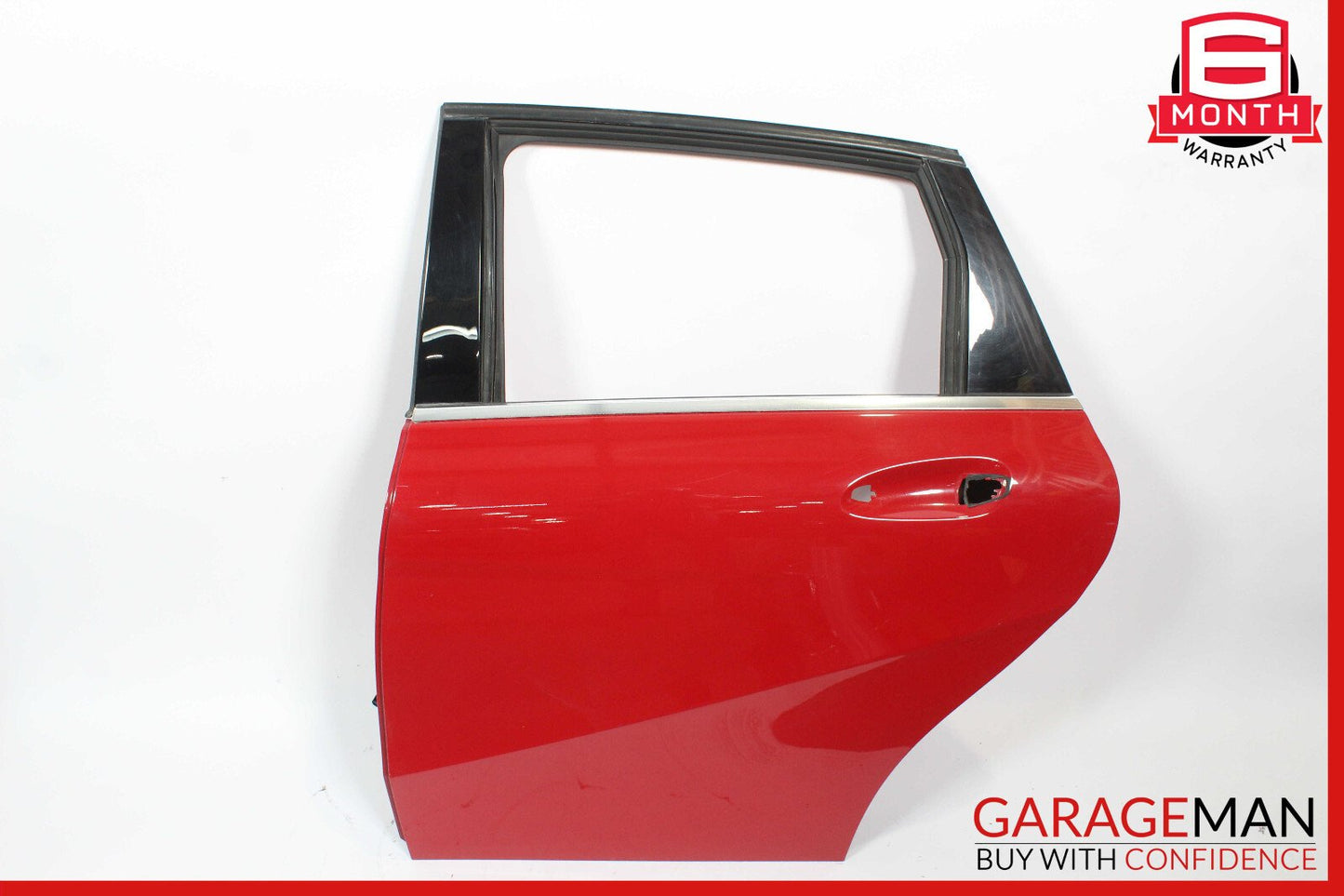 12-19 Mercedes W242 W246 B-Class Rear Left Driver Side Door Shell Red OEM