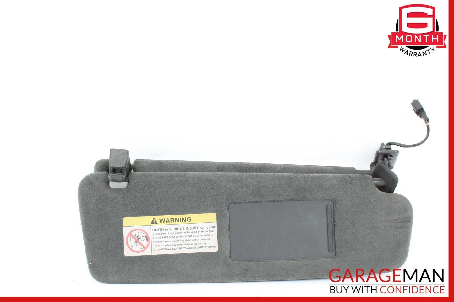 03-10 Porsche Cayenne 955 957 Front Right Side Sunvisor Sun Visor Shade Black