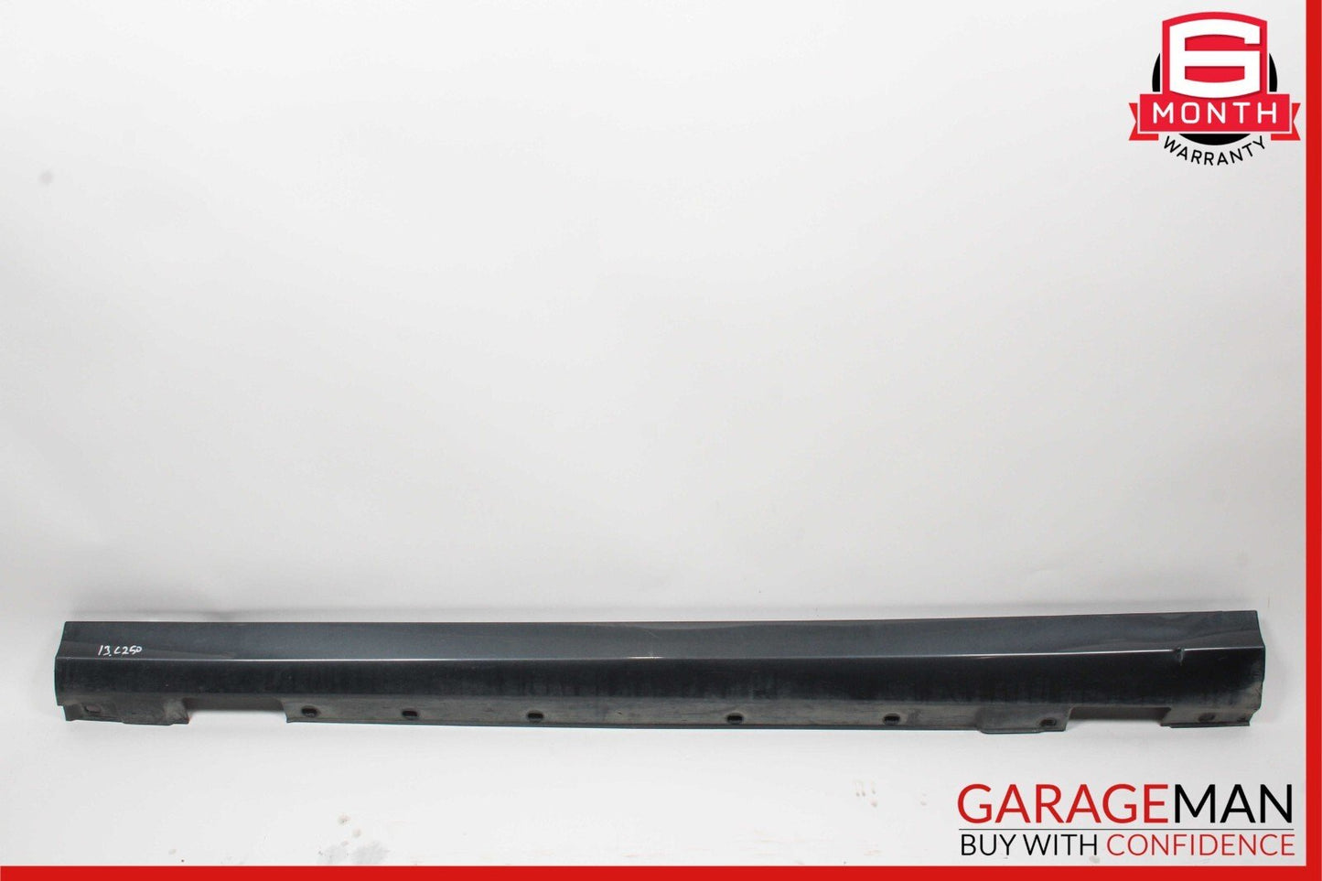 08-14 Mercedes W204 C300 Base Left Side Rocker Skirt Molding Panel Cover Grey