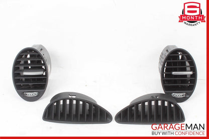 05-11 MERCEDES R171 SLK280 SET OF 4 DASH FRONT LEFT / RIGHT AC AIR VENT OEM