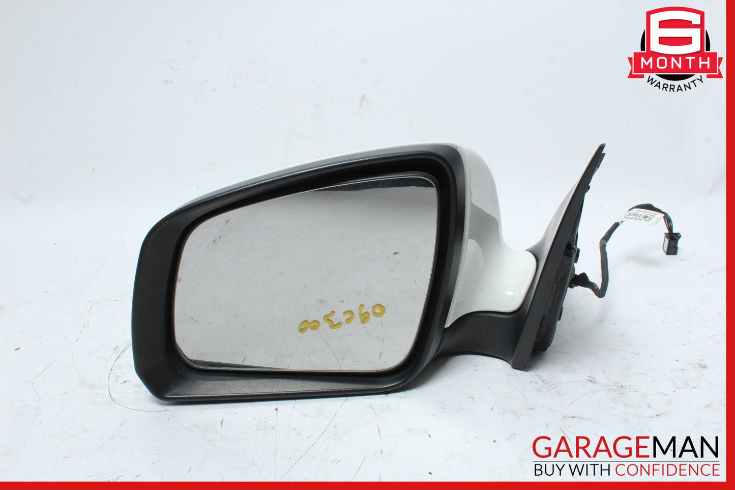 08-09 Mercedes W204 C300 Front Left Side Mirror Door Rear View White OEM