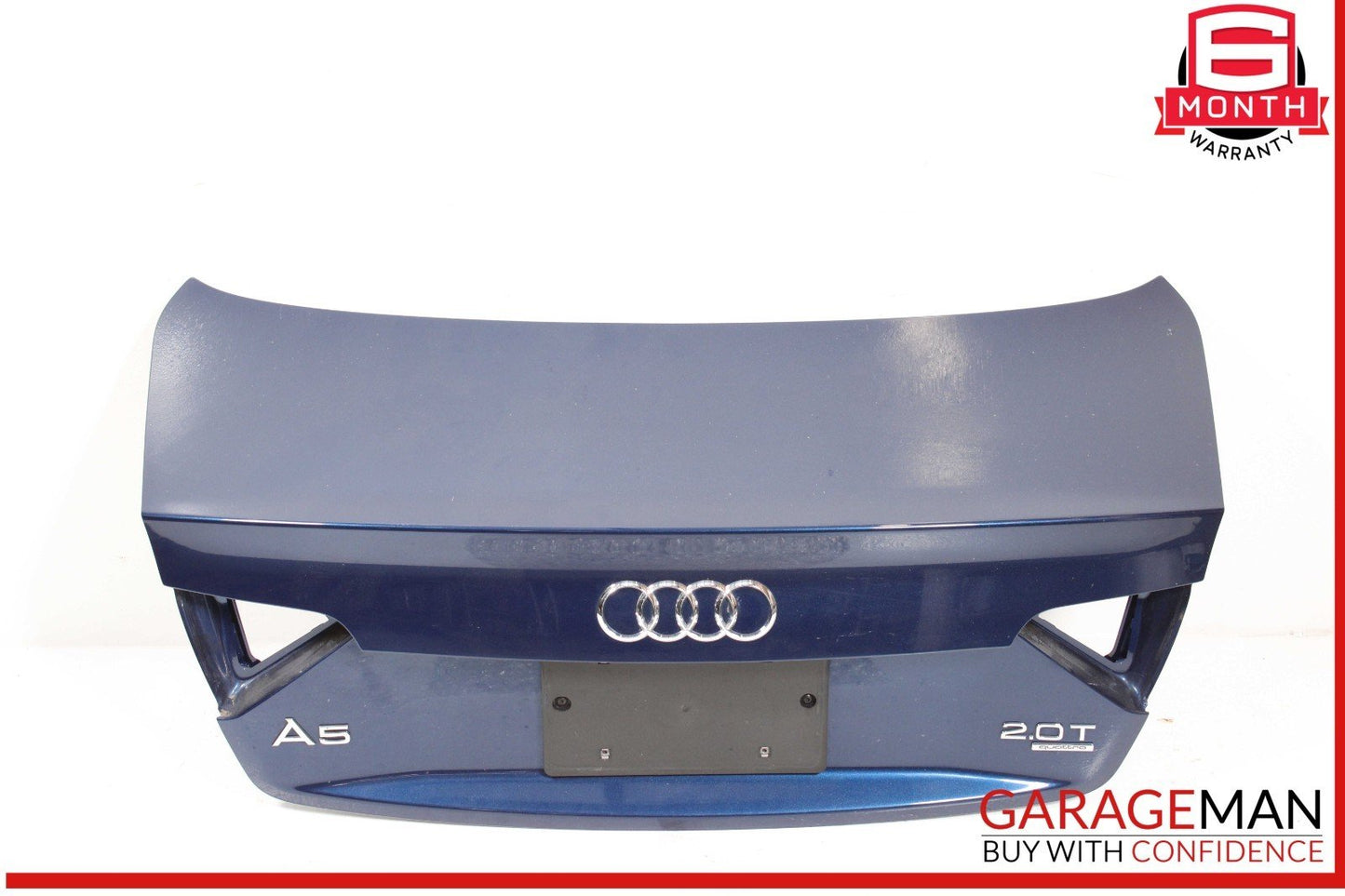 10-17 Audi A5 S5 RS5 Rear Trunk Lid Deck Shell Panel Blue OEM