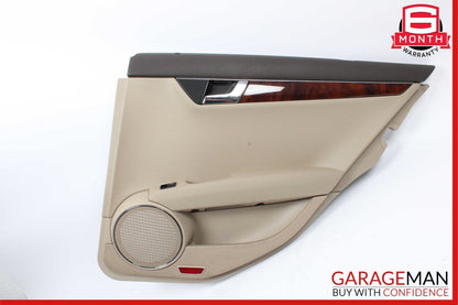 08-11 Mercedes W204 C300 Rear Right Passenger Side Interior Door Panel Beige OEM