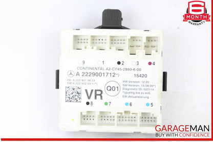 15-20 Mercedes W205 C300 C350e Front Right Side Door Control Module OEM