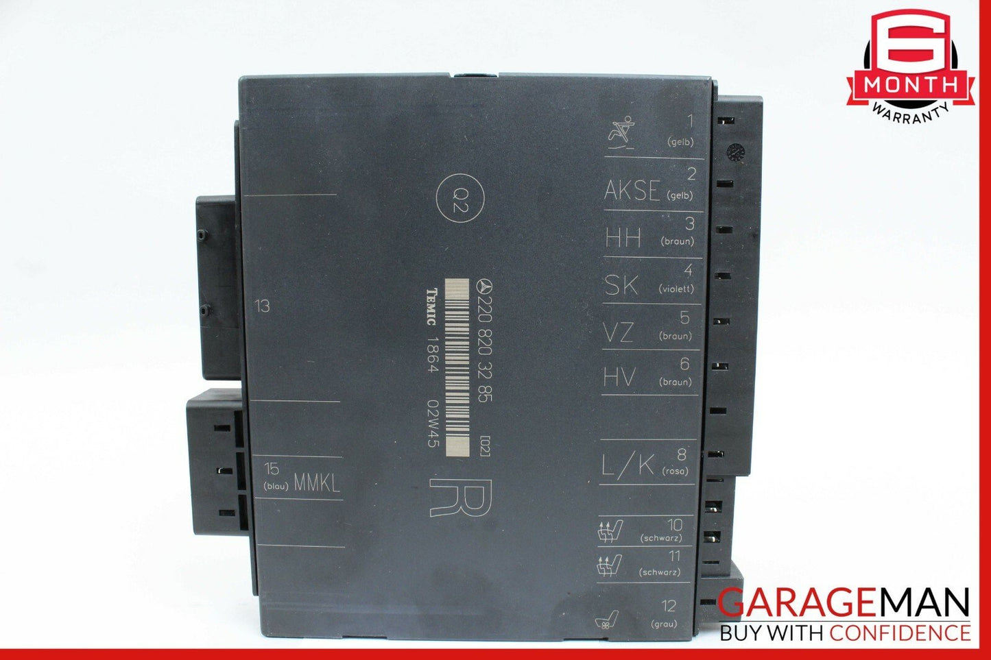 03-06 Mercedes W220 S500 S430 Front Right Side Seat Control Module Unit