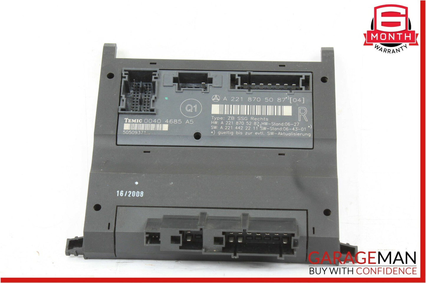 07-13 Mercedes W221 S400 S550 Front Right Side Seat Control Module Unit OEM