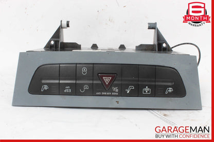 07-09 Mercedes W211 E350 E550 Hazard Control Door Lock Switch Panel OEM