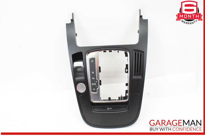 09-16 Audi A5 A4 Front Center Console Shift Trim Shifter Bezel Cover Assembly