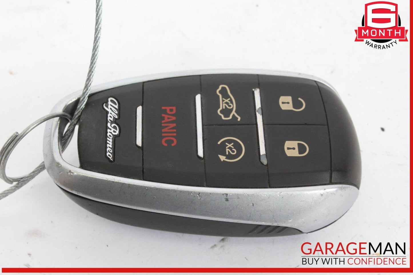 17-23 Alfa Romeo Giulia Remote Fob Smart Key Keyless Key Less 156140444 OEM