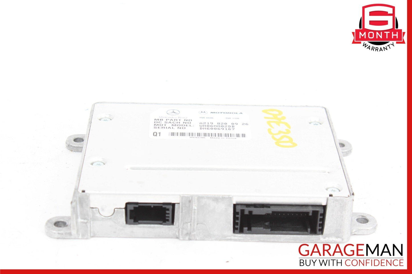 06-09 Mercedes W211 E350 CLS63 AMG Communication Control Module 2198200926 OEM