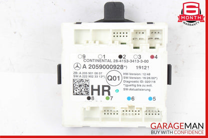 15-23 Mercedes X253 GLC300 C350e Rear Right Side Door Control Module OEM