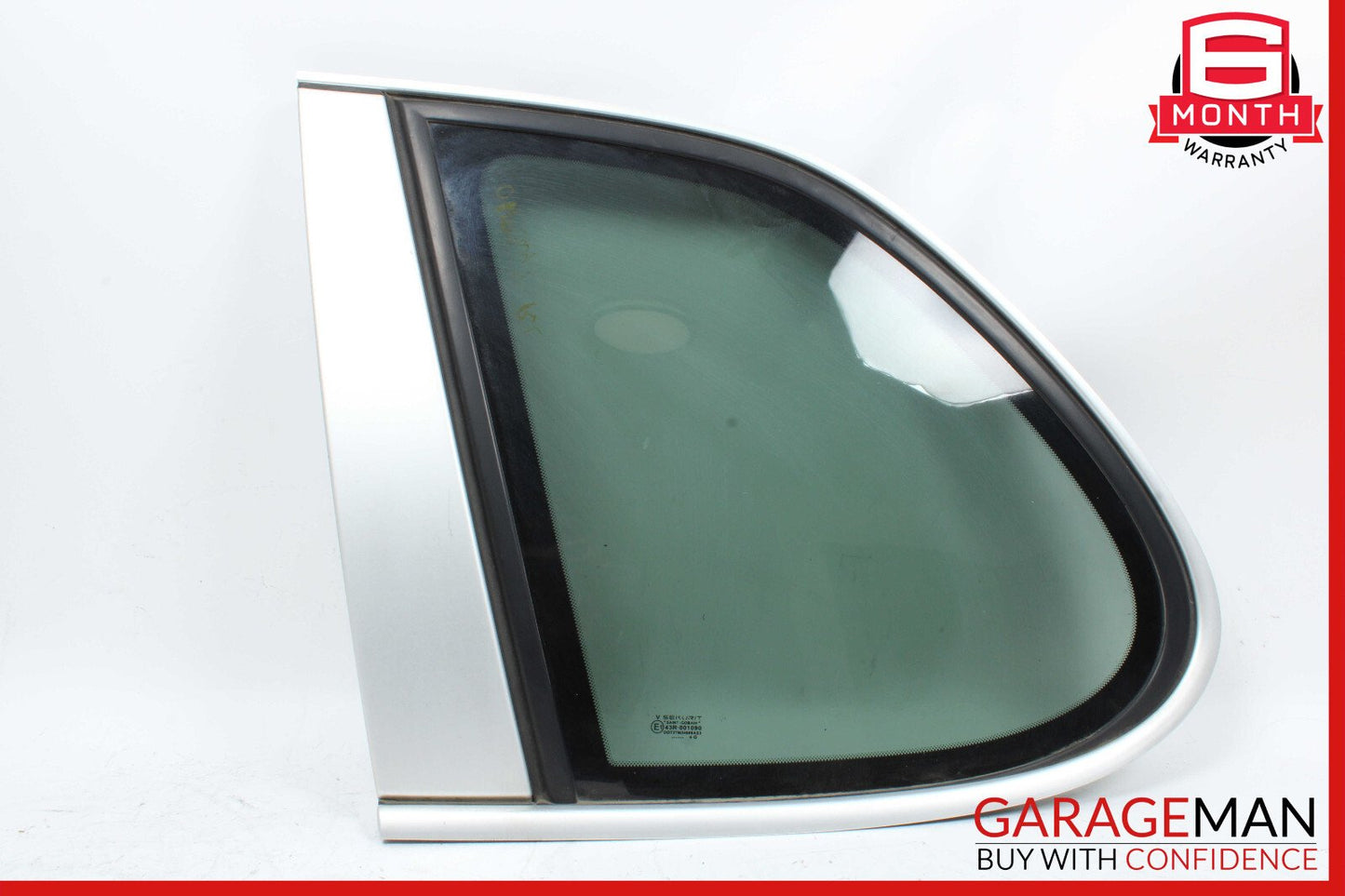 03-06 Porsche Cayenne 955 Rear Left Driver Side Quarter Window Glass OEM