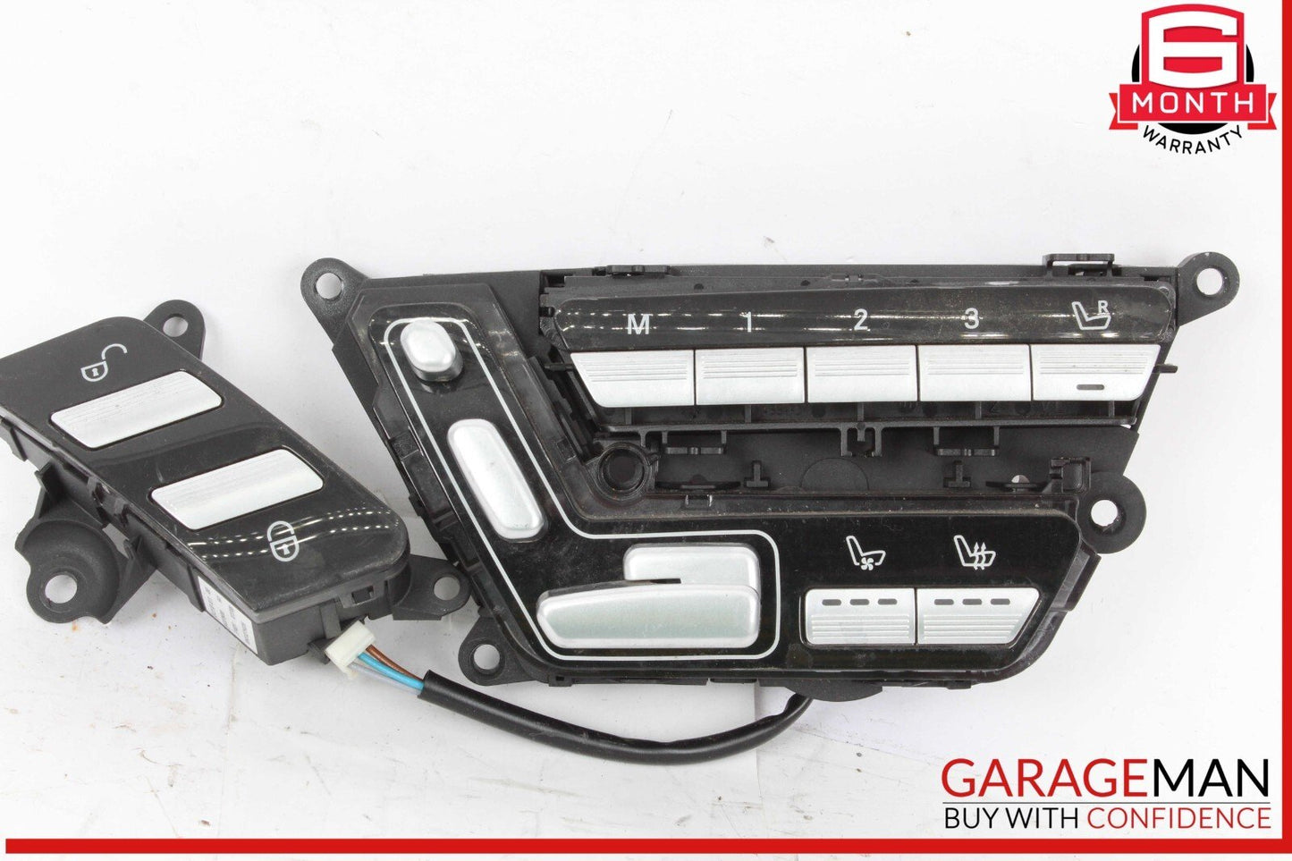 07-13 Mercedes W221 S400 Hybrid Front Left Side Seat Control Switch Assembly OEM