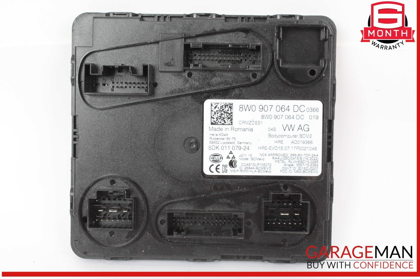 18-25 Audi A5 A4 BCM Comfort System Body Control Module 8W0907064DC OEM