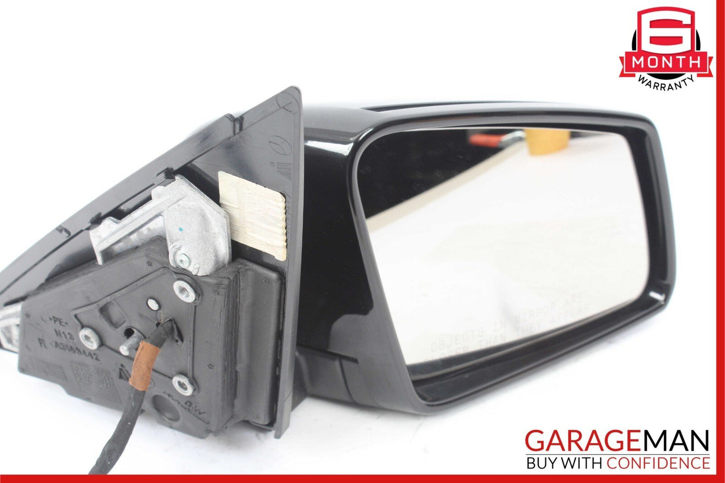 12-14 Mercedes W204 C300 Front Right Side Mirror Door Rear View Glass Black OEM
