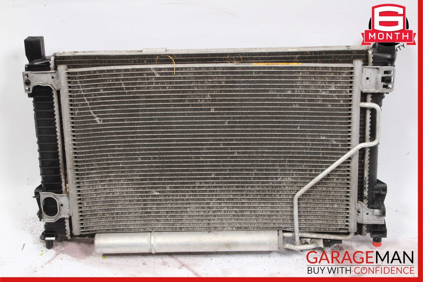 06-09 Mercedes W209 CLK350 C230 Engine Cooling Radiator A/C Condenser Assembly