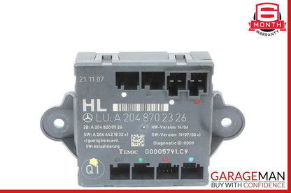 08-14 Mercedes W204 C300 C350 Rear Left Side Door Control Module 2048702326 OEM