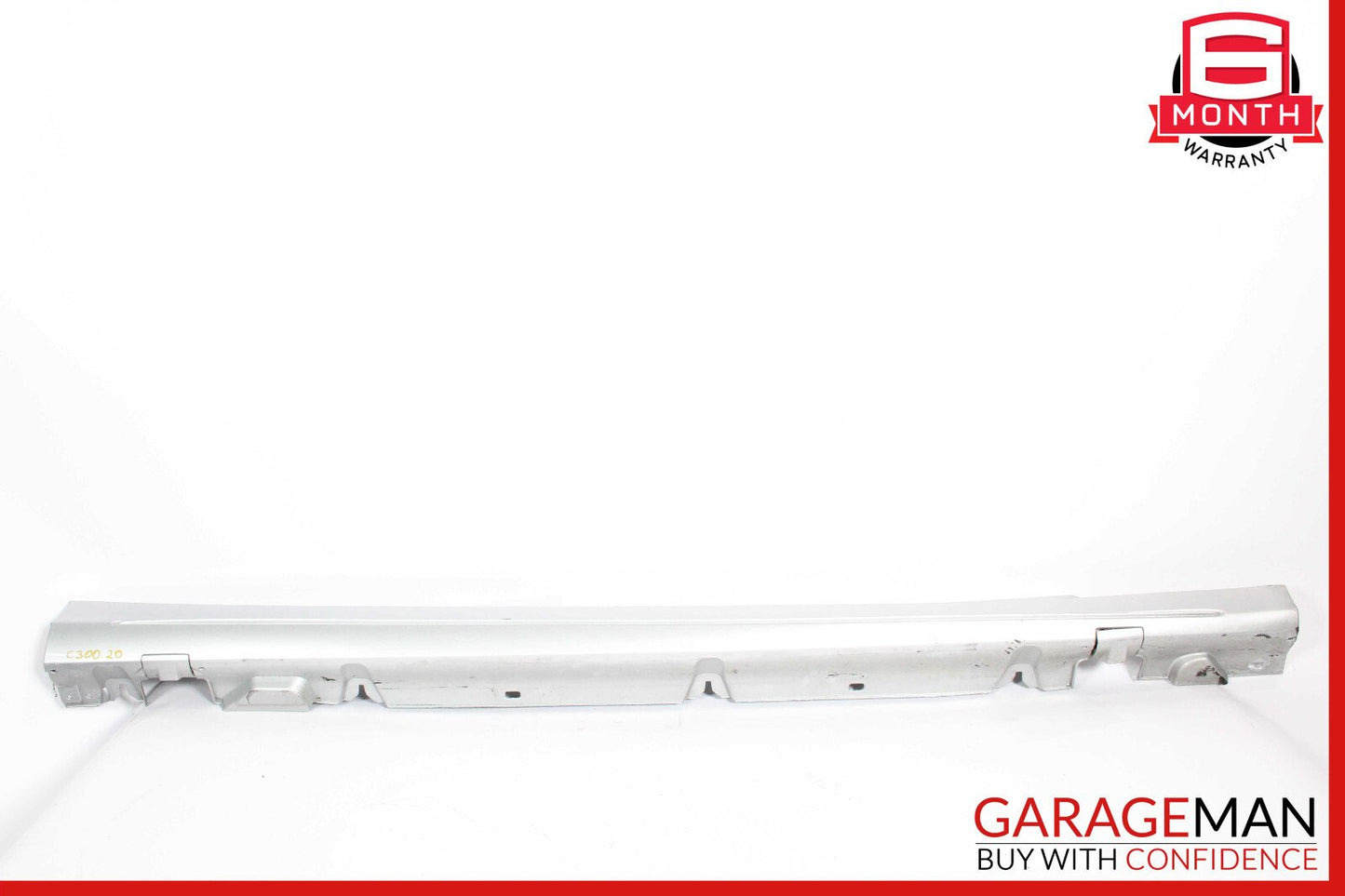 15-20 Mercedes W205 C300 AMG Right Side Skirt Rocker Panel Silver OEM