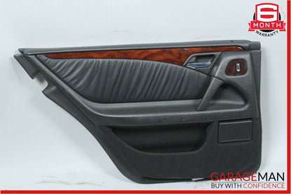96-02 Mercedes W210 E320 Rear Left Driver Side Interior Door Panel OEM