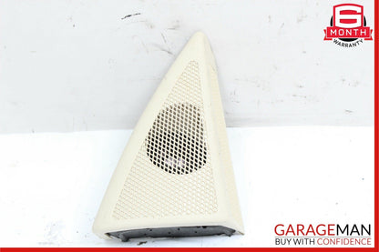 03-09 Mercedes W211 E320 E55 AMG Front Left Side Tweeter Speaker Cover Beige OEM