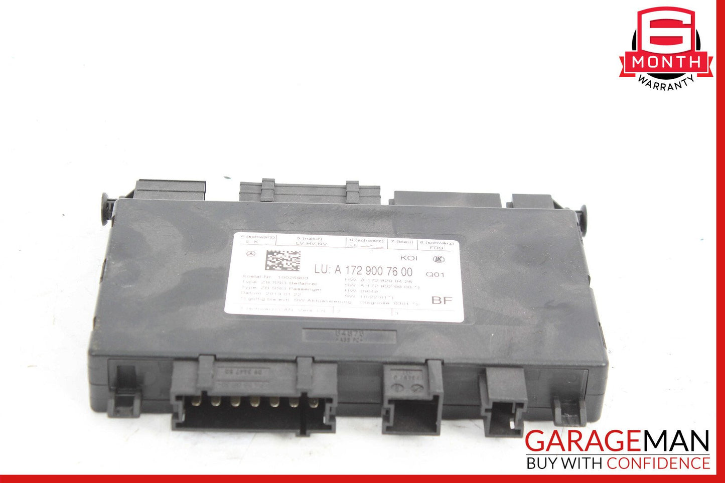 08-20 Mercedes R172 SLK250 E350 C250 Front Right Side Seat Control Module OEM