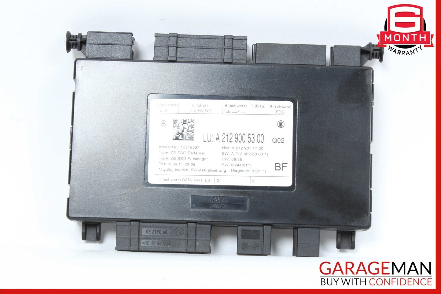 08-17 Mercedes W212 E350 Front Right Passenger Side Seat Control Module Unit OEM