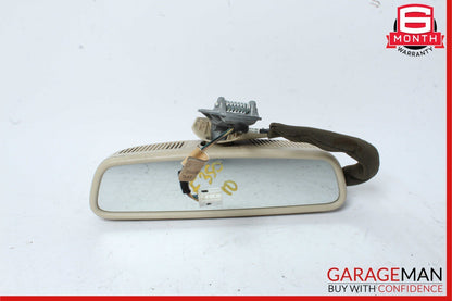 10-16 Mercedes C250 E350 E550 Front Top Upper Rear View Mirror Beige OEM