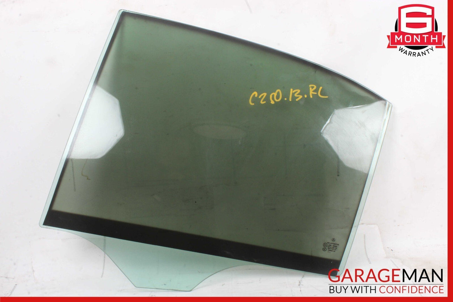 08-15 Mercedes W204 C250 C300 C350 Rear Left Door Window Auto Glass Tinted OEM