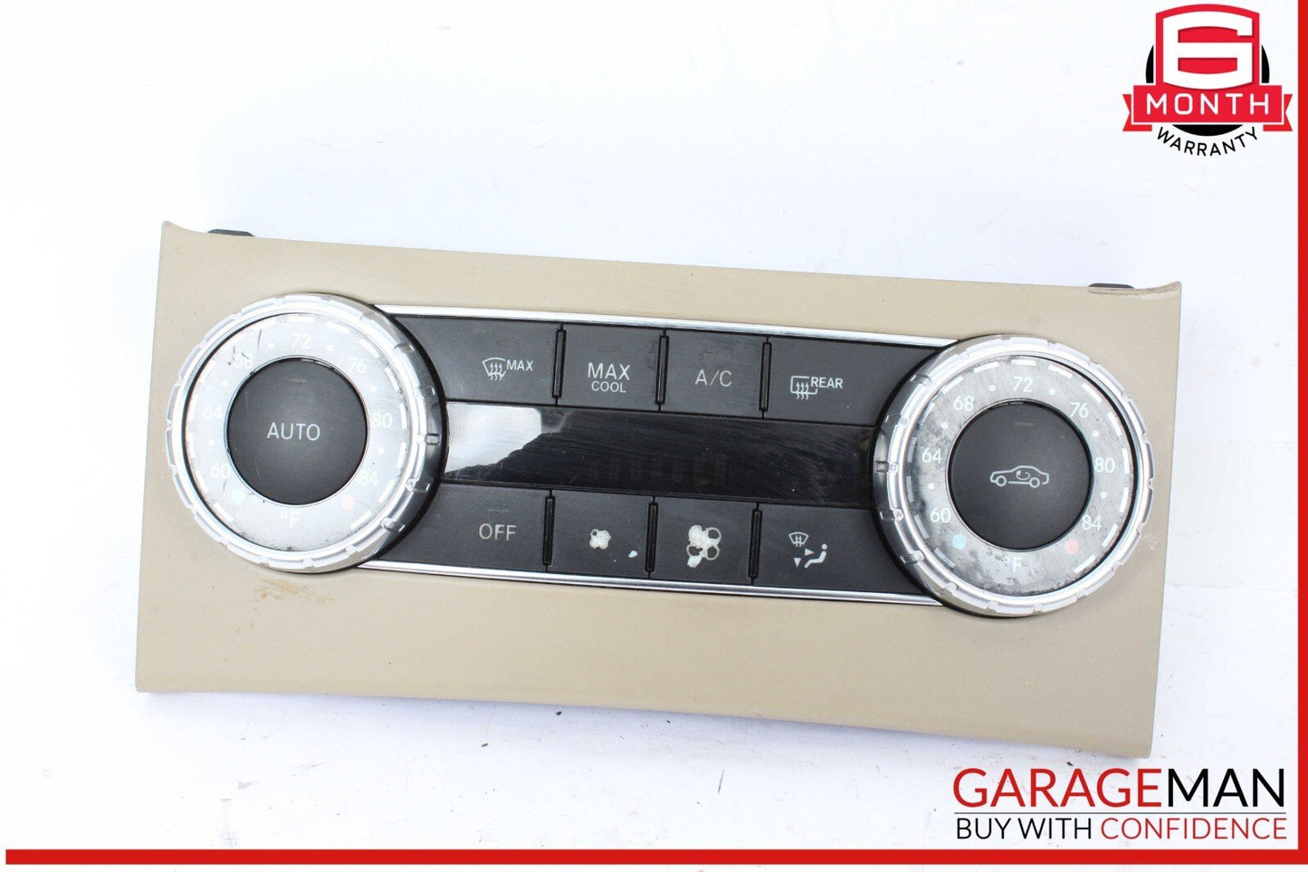 12-14 Mercedes W204 C250 C63 AMG C300 AC A/C Heater Climate Control w/ Trim OEM