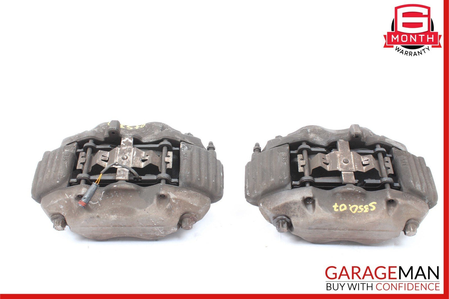 07-09 Mercedes W216 CL550 S550 Front Right & Left Brake Caliper Calipers Set OEM