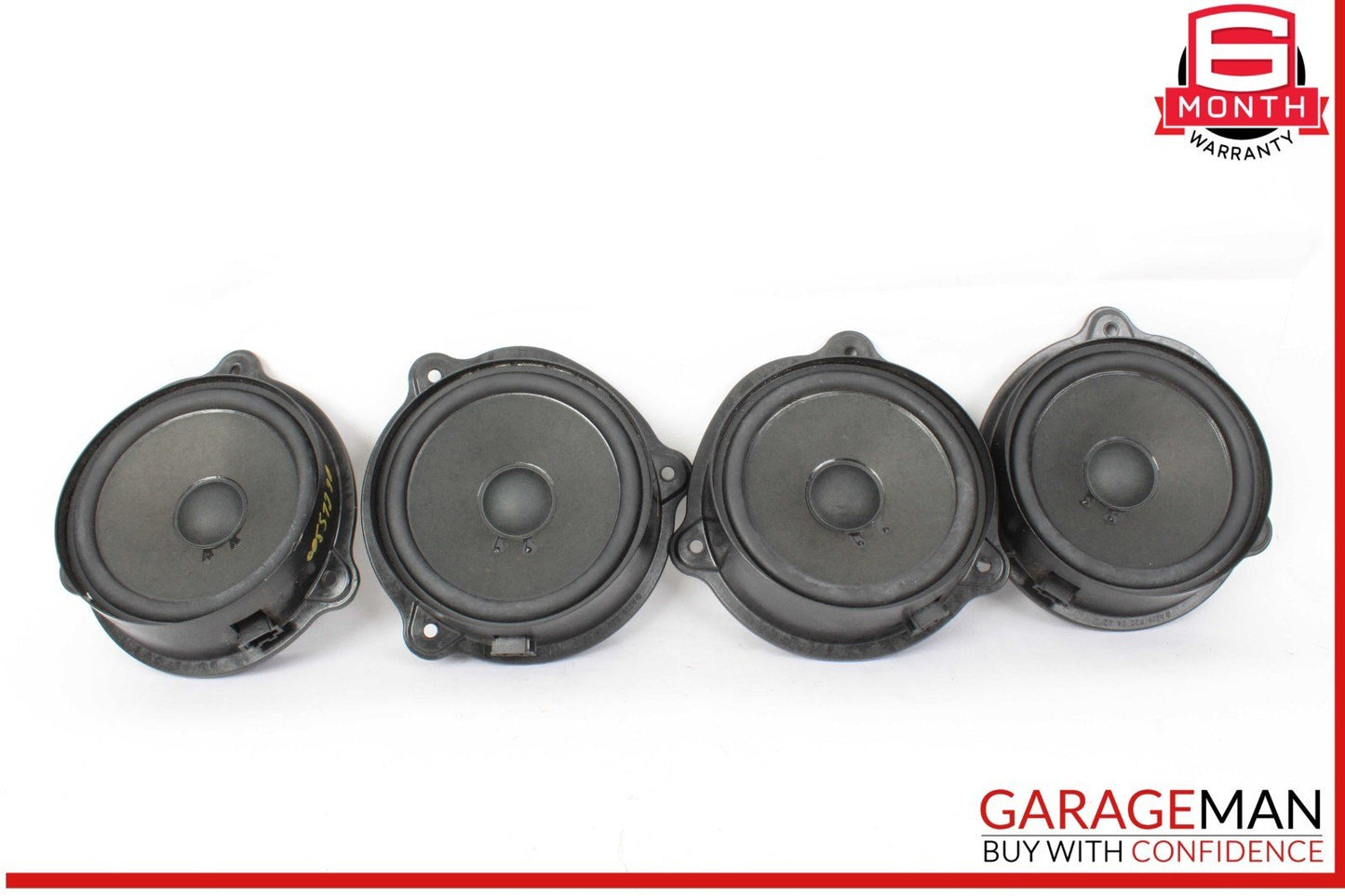 06-11 Mercedes W219 CLS500 CLS550 Door Sound Speakers Set of 4 Pc OEM