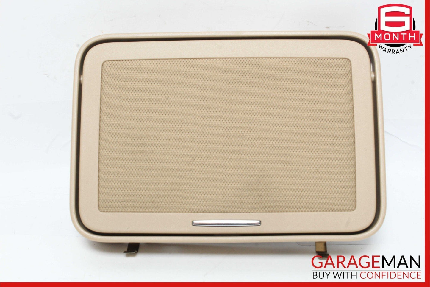 10-13 Mercedes W221 S400 S550 Rear Overhead Vanity Mirror Assembly Brown