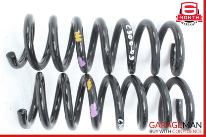 08-14 Mercedes W204 C300 C350 Rear Shock Strut Coil Spring Set of 2 OEM