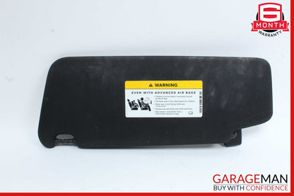 08-15 Mercedes W204 C250 C350 Right Side Sun Visor Shade Sunvisor Black OEM