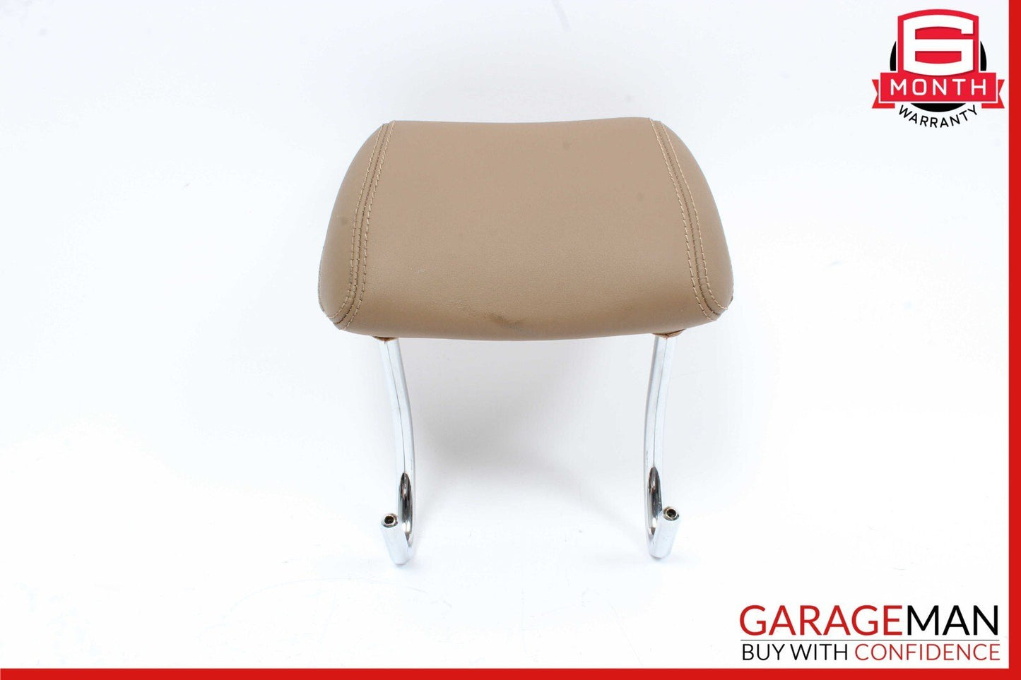 07-09 Mercedes W221 S600 S63 AMG Rear Center Seat Headrest Head Rest Brown OEM