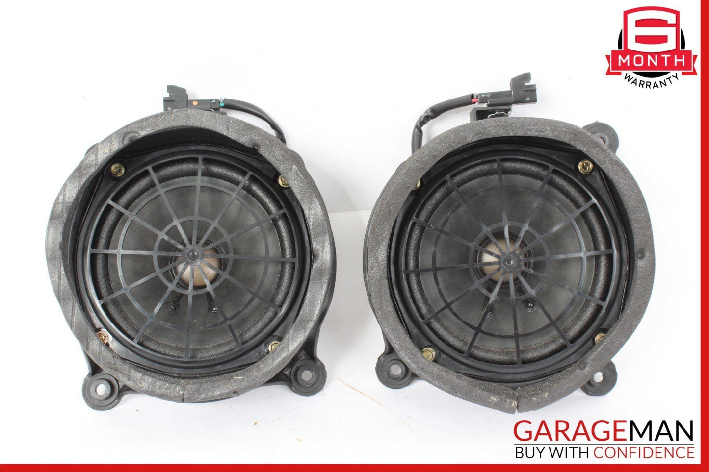 98-05 Mercedes W163 ML500 Rear Right & Left Side Door Audio Speakers Set OEM