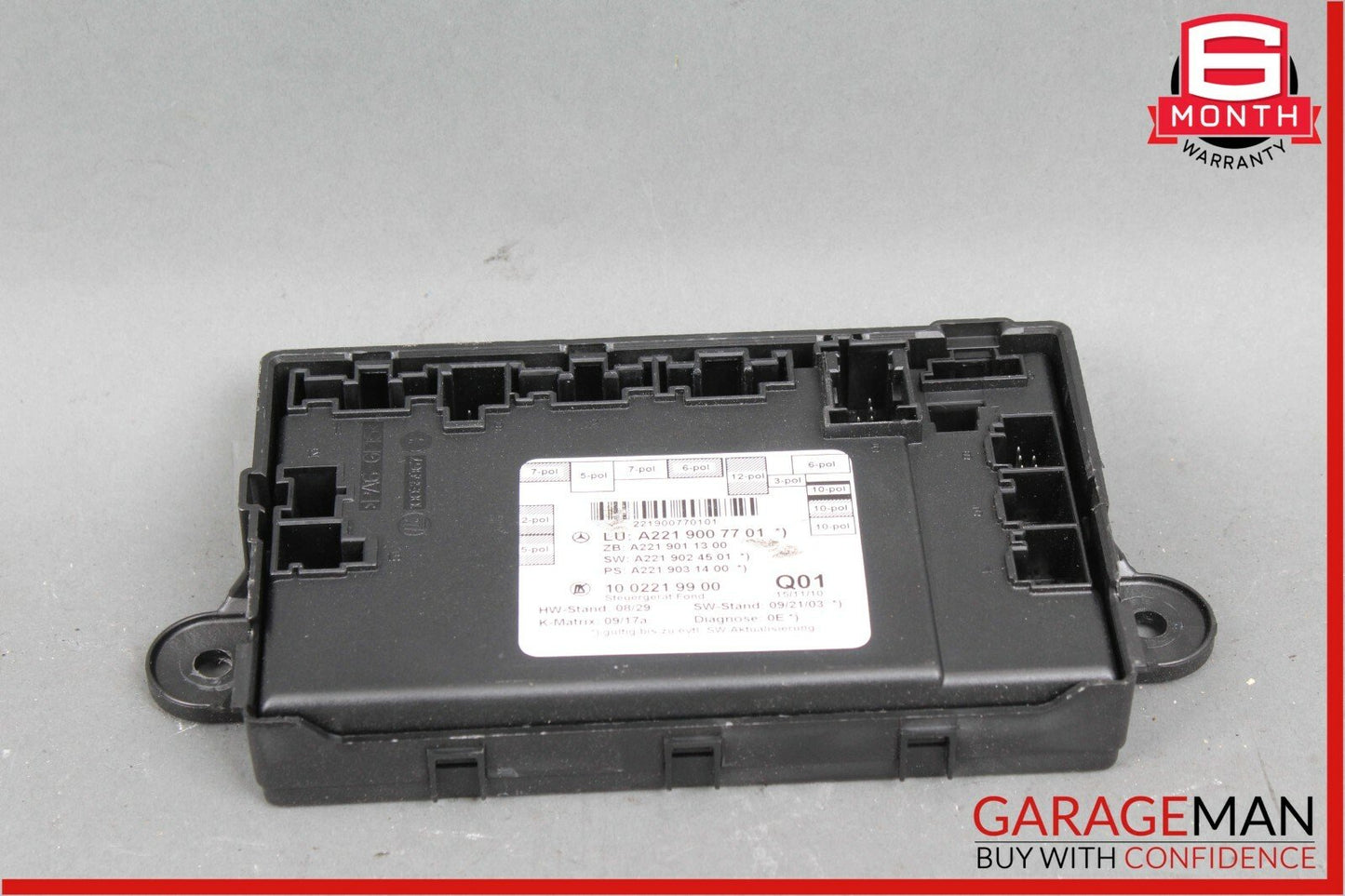 10-13 Mercedes W221 S400 S63 AMG Rear Right or Left Door Control Module OEM
