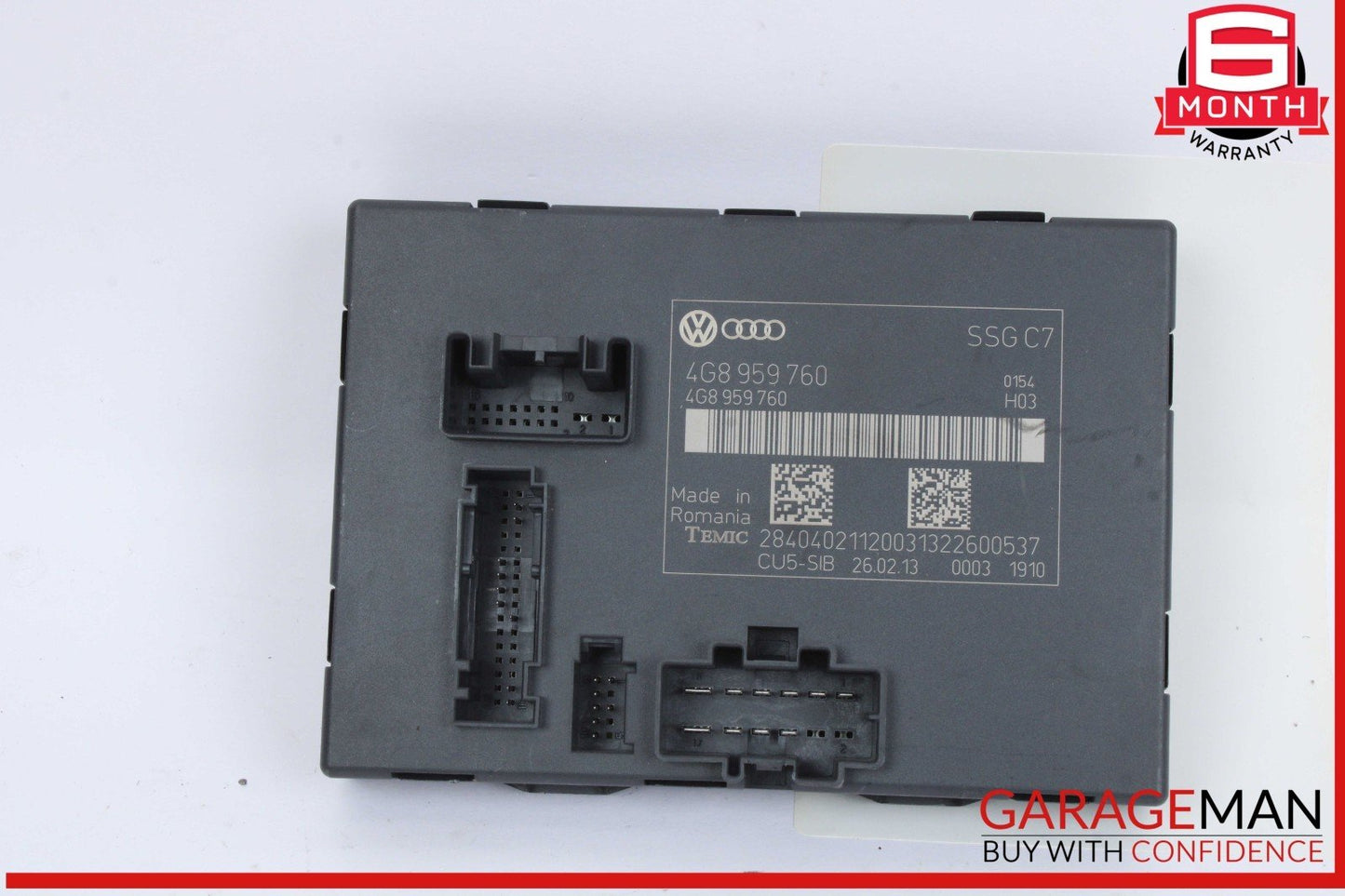 12-18 Audi A7 A6 Front Left Driver Side Seat Control Module Unit 4G8959760 OEM
