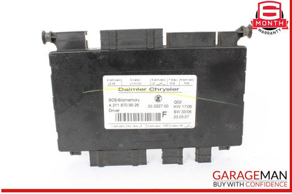 03-12 Mercedes X164 GL450 E350 GL350 SLK350 Left Side Seat Control Module OEM