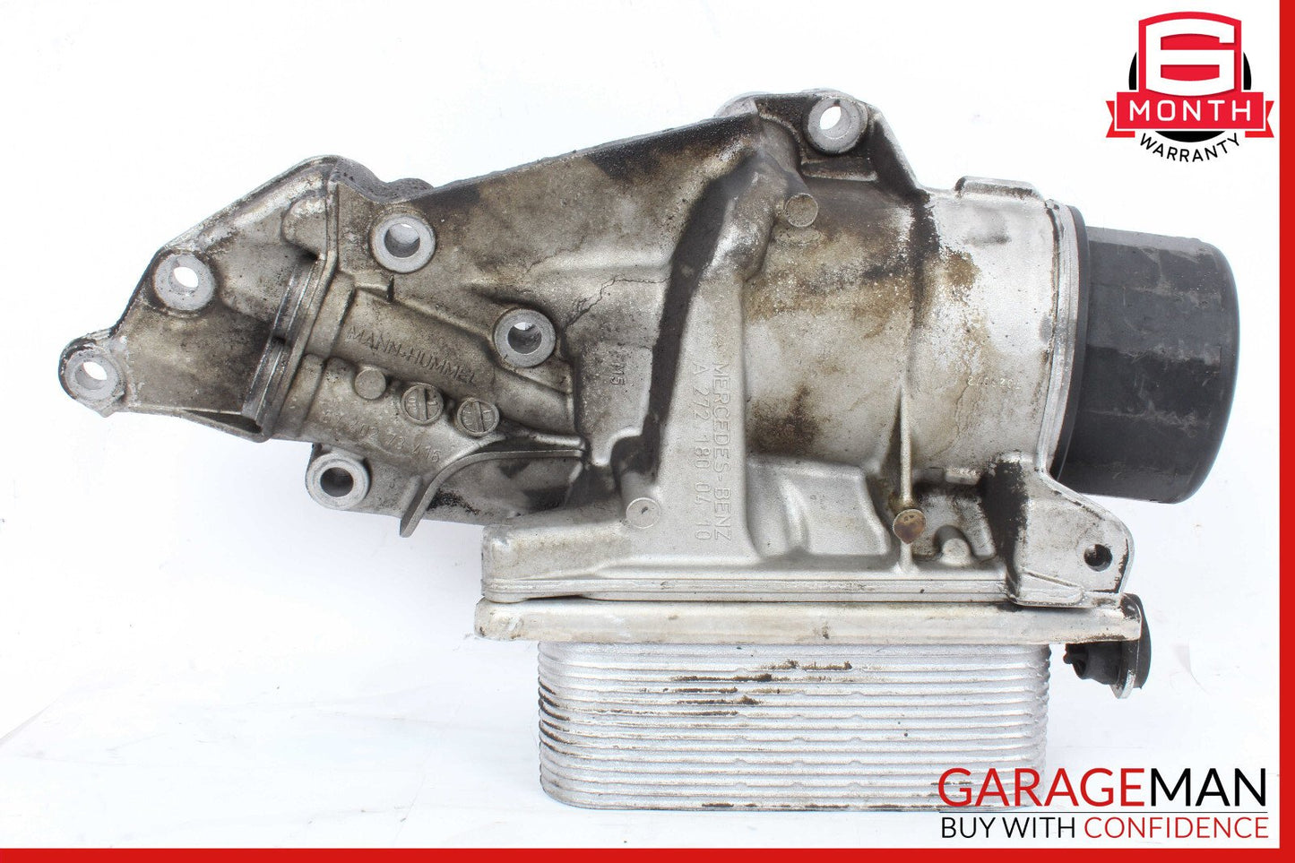 05-13 Mercedes X204 GLK350 E350 M272 Oil Filter Cooler Housing 2721800410 OEM