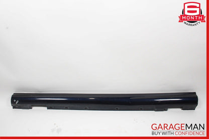 08-14 Mercedes W204 C250 AMG Sport Left Side Skirt Panel Rocker Moulding Blue