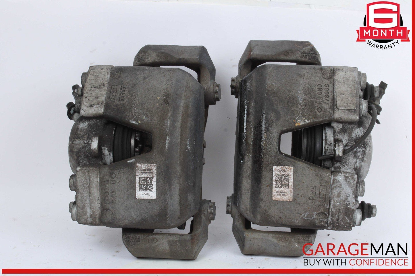 12-18 Audi A6 A7 Front Left & Right Side Brake Calipers Set of 2 Pc OEM
