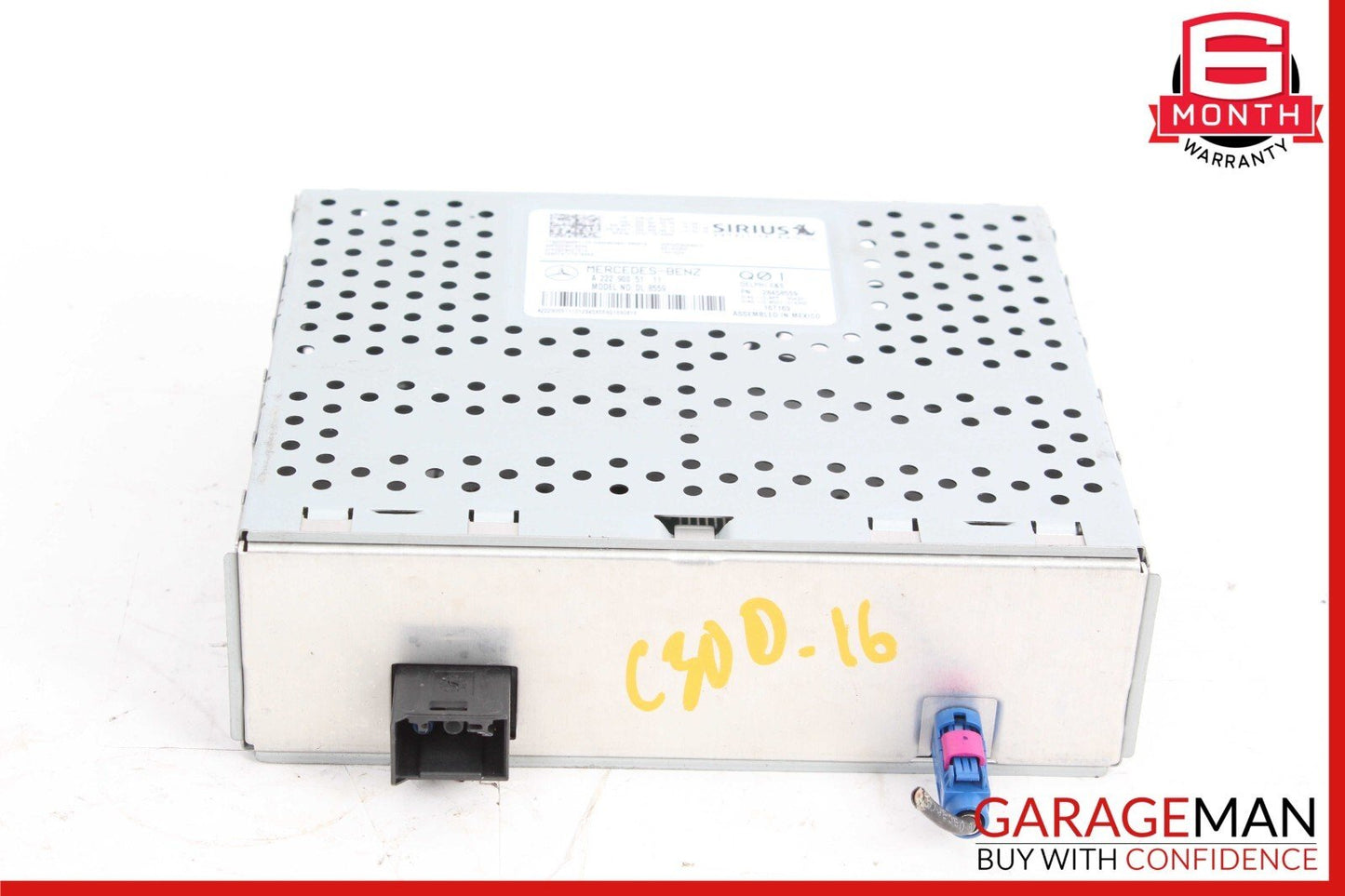 15-20 Mercedes W205 C300 C350e Satellite Radio Receiver Control Module Unit