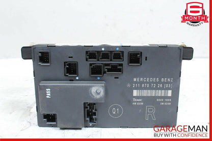 03-09 Mercedes W211 E350 E550 Front Right Side Door Controller Module Unit