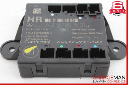 08-14 Mercedes W204 C250 C350 Rear Right Door Control Module Unit 2189001501