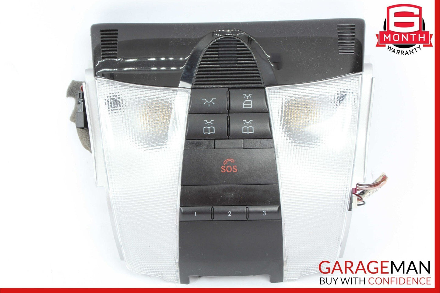 05-11 Mercedes R171 SLK350 SLK280 Overhead Reading Dome Light Lamp Black