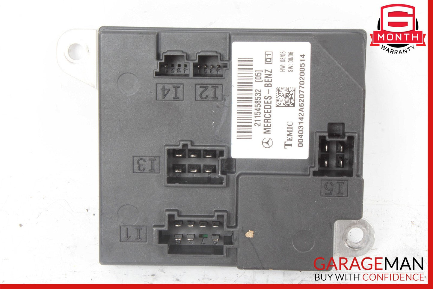 03-11 Mercedes W211 E350 CLS550 Body Control Module BCM 2115455332 OEM